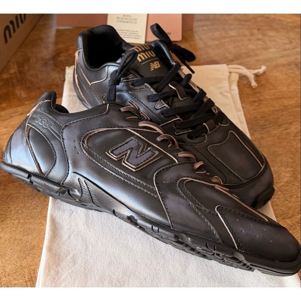 Luxury Black Age Genuine Leather Sneakers Unisex Size EU 39/40/41